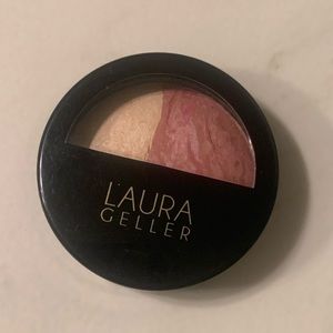 Lauren Geller Baked Blush & Highlight Duo in French Vanilla/Pink Buttercream